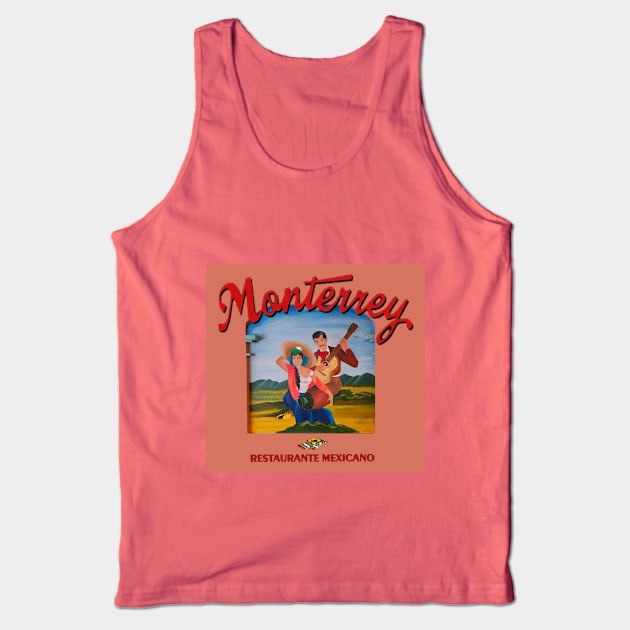 Monterrey Water Girl Tank Top by Time Travelers Nostalgia